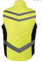 2022 Equisafety Child Reflective Quilted Gilet CHQUILTG - Yellow
